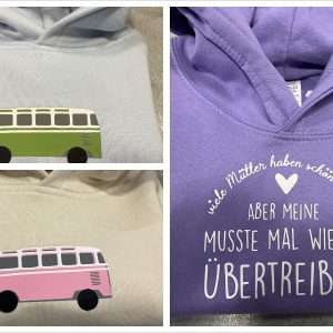 Kids Hoodie- ganz individuell- von 1-2J bis 12/13J