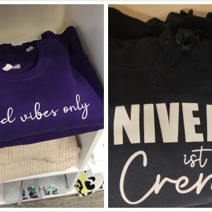 Sweatie- ganz individuell- lebt euern Style XS-3XL
