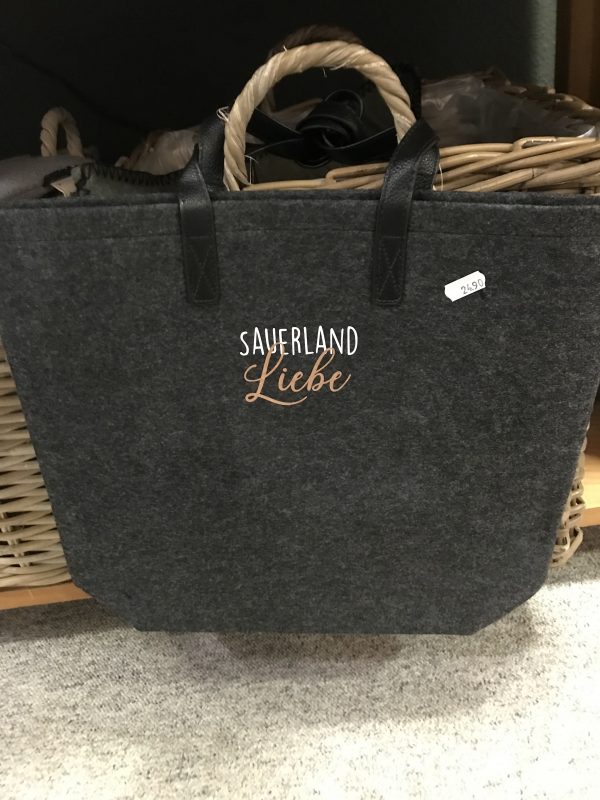 Shoppingqueen on tour- lässige Filztasche in eurem Style
